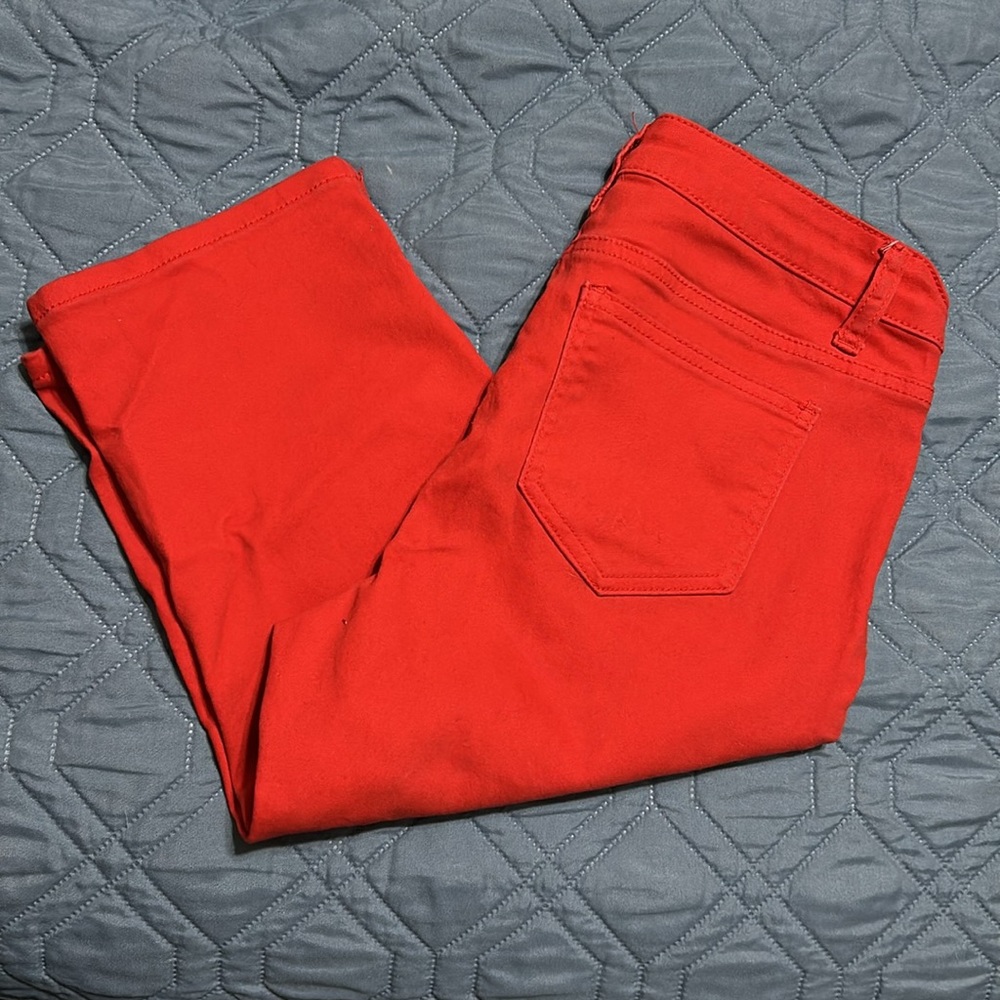 Bleu - Red Women's Capri Jeans